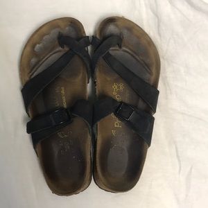 Black Birkenstock Sandals - Size 39
